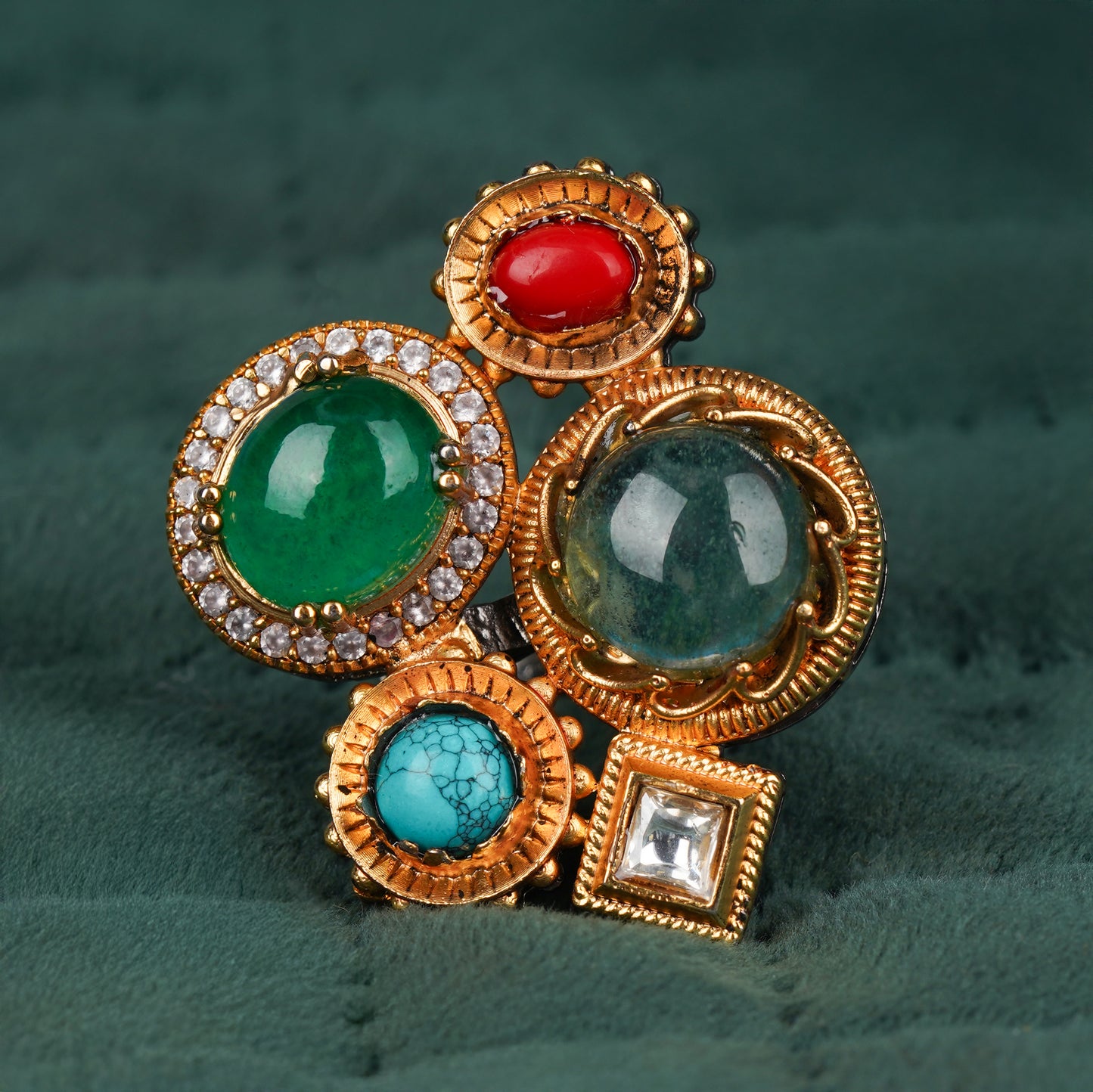 Regalia Bloom Cocktail Ring 3