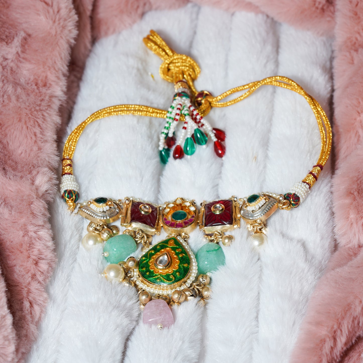 Heer Mahal Kundan Necklace