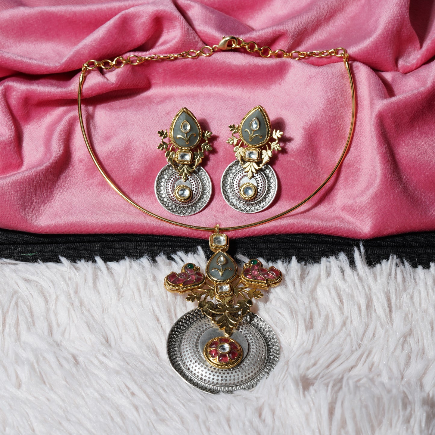 Noor-e-Nazakat Coral Red