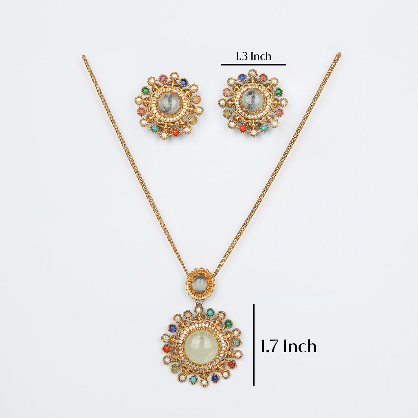 Navratna Radiance Set Lime