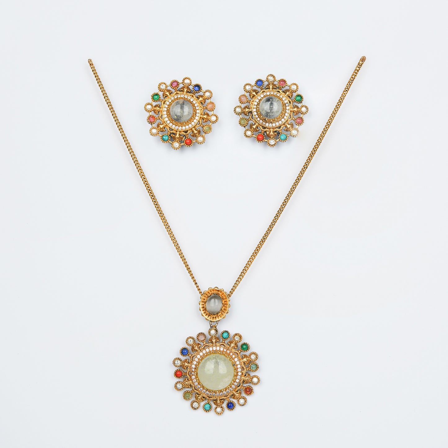 Navratna Radiance Set Lime