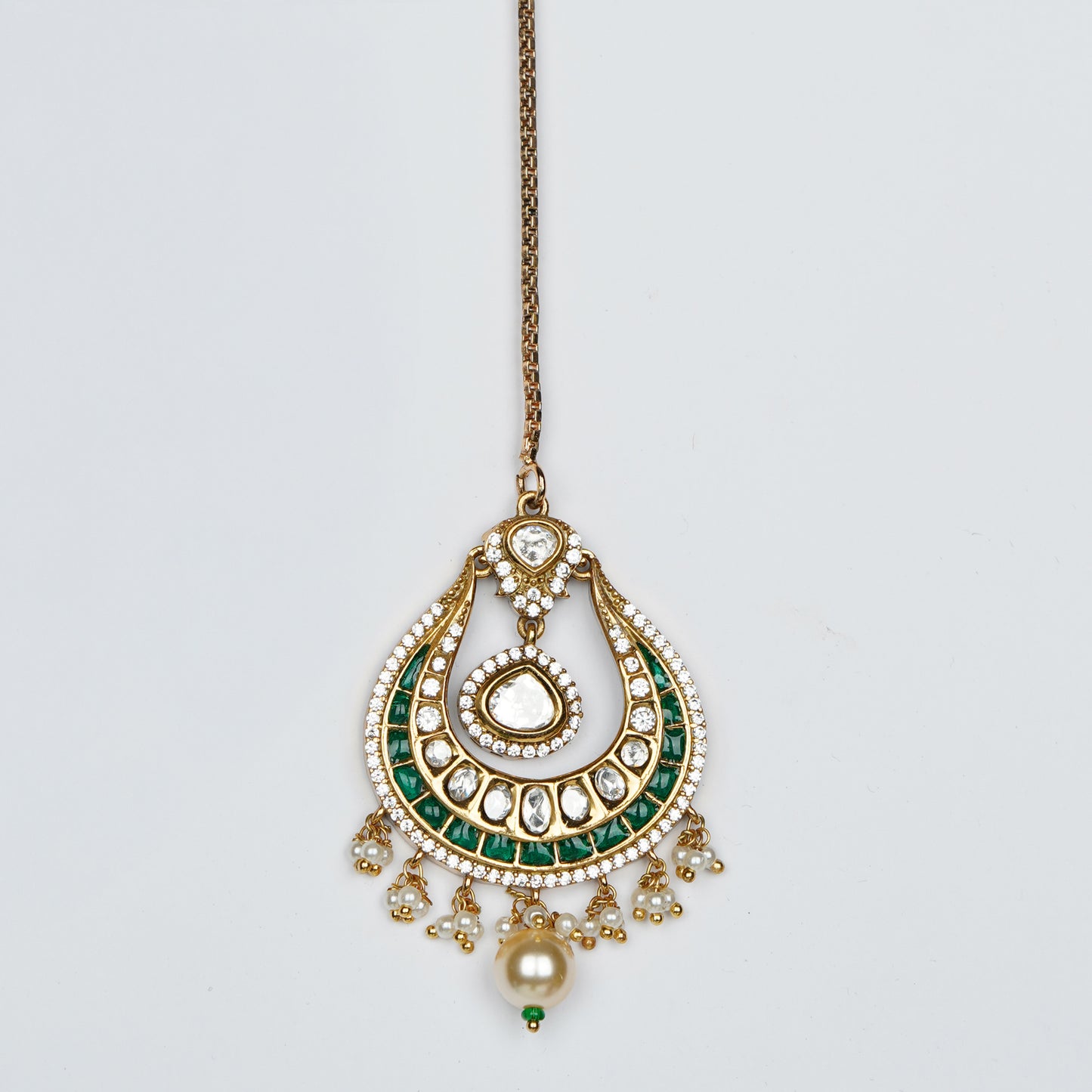 Emerald Mayura Charm Set.