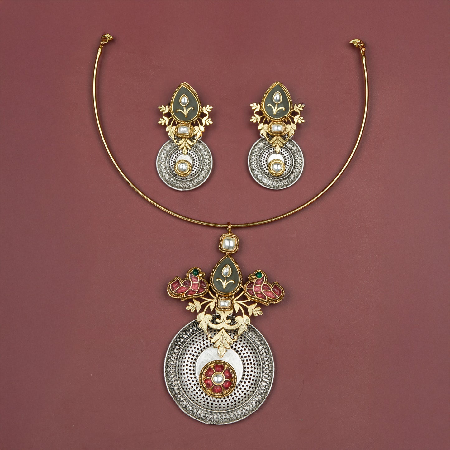 Noor-e-Nazakat Coral Red