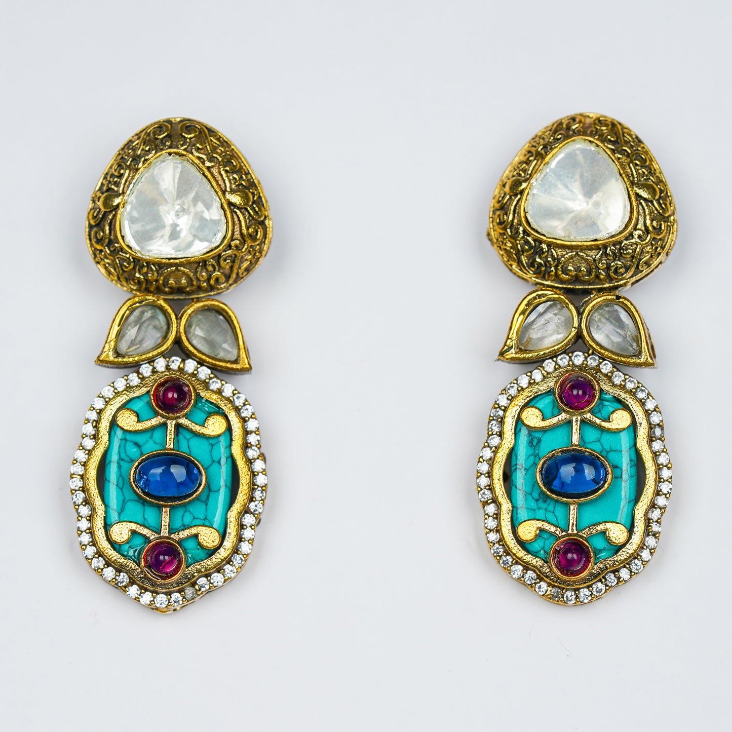 Navrangi Raas Choker Set Yellow