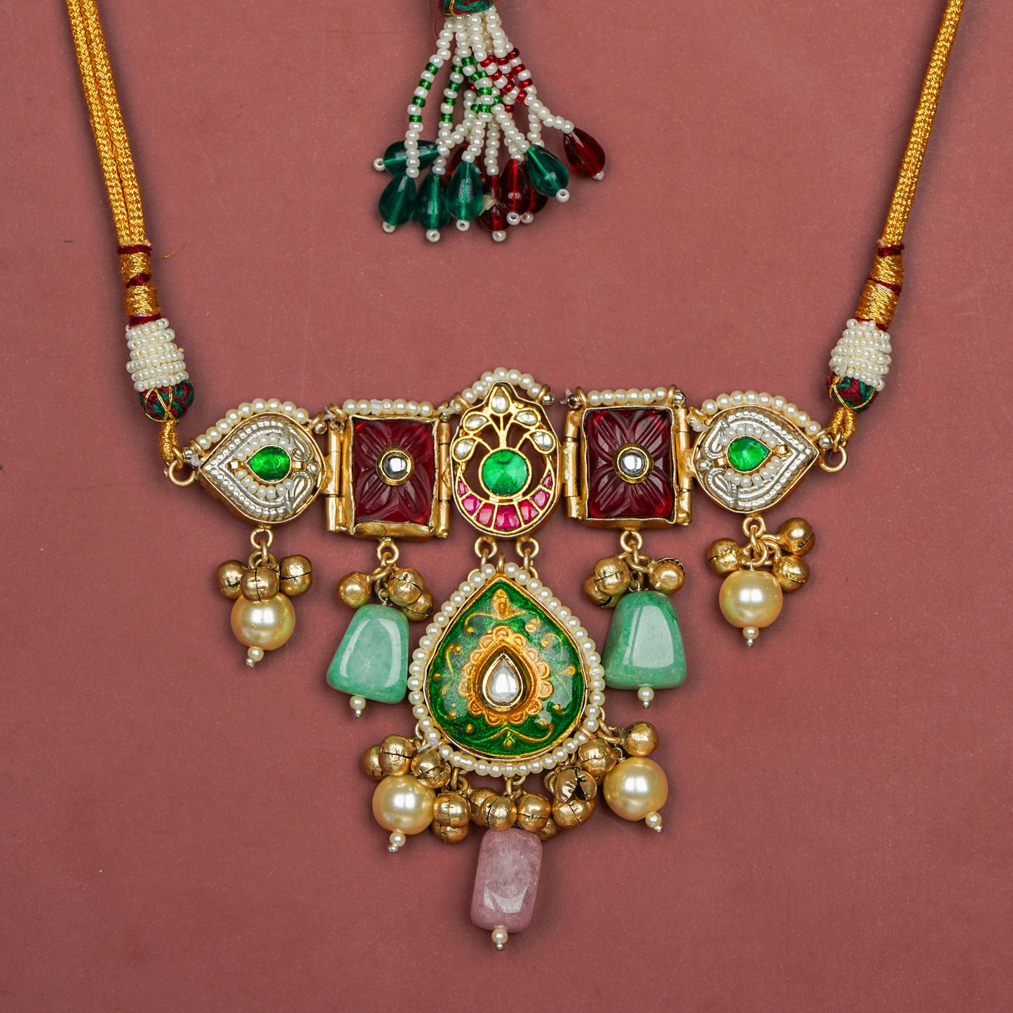 Heer Mahal Kundan Necklace
