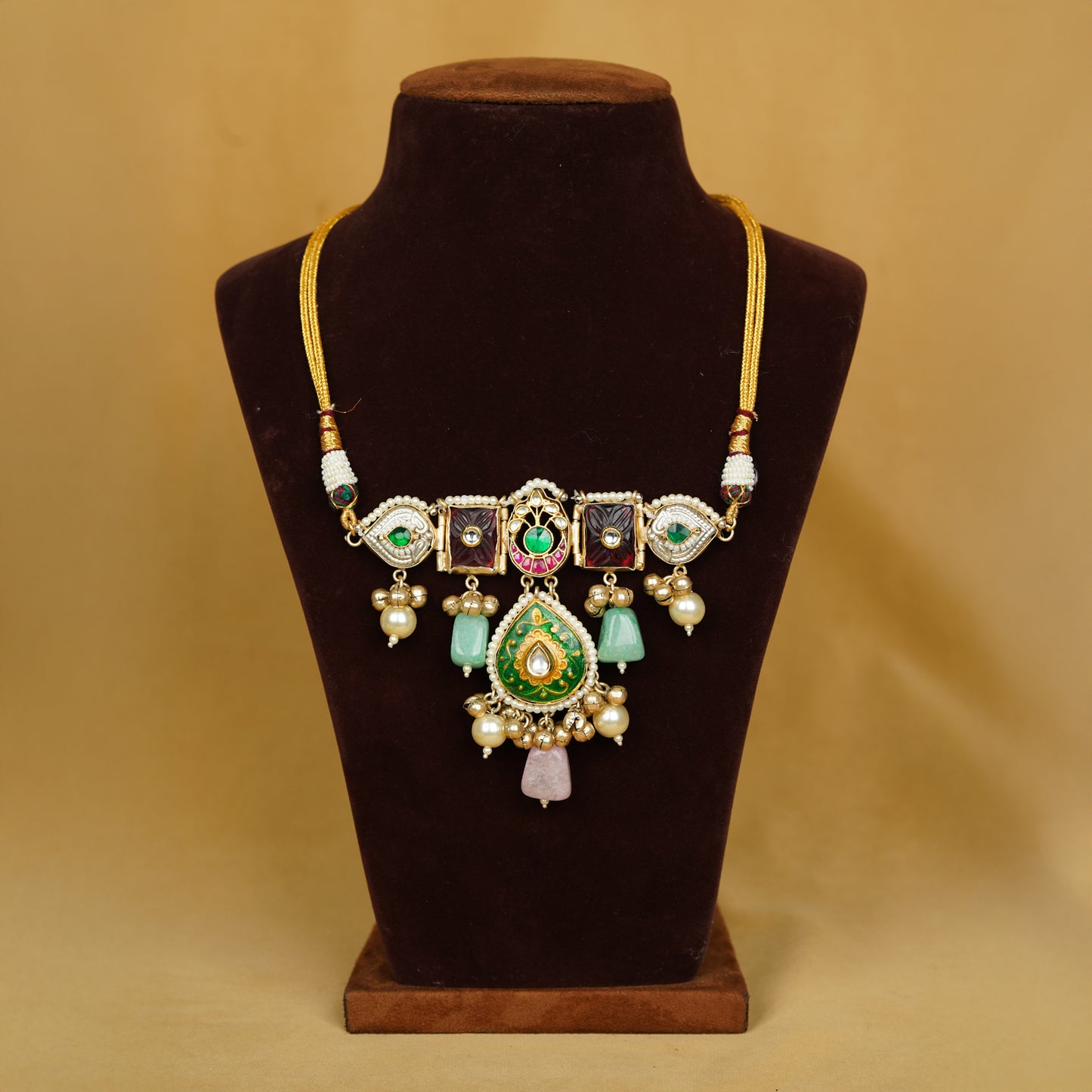 Heer Mahal Kundan Necklace