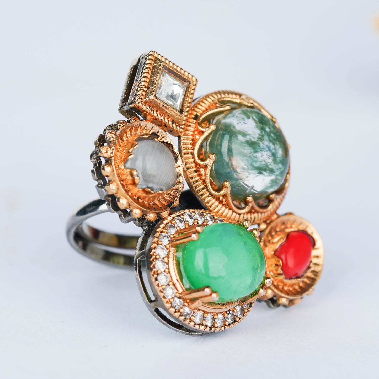 Regalia Bloom Cocktail Ring 3