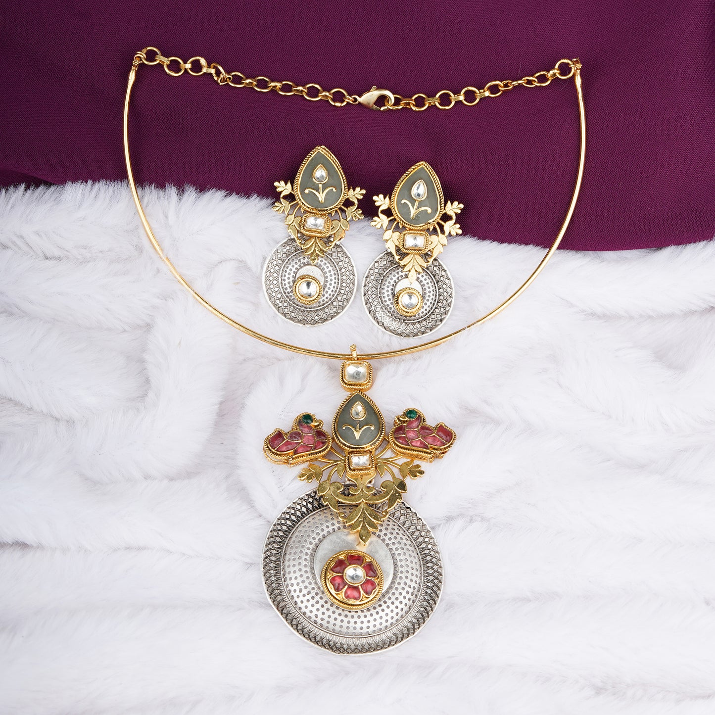 Noor-e-Nazakat Coral Red