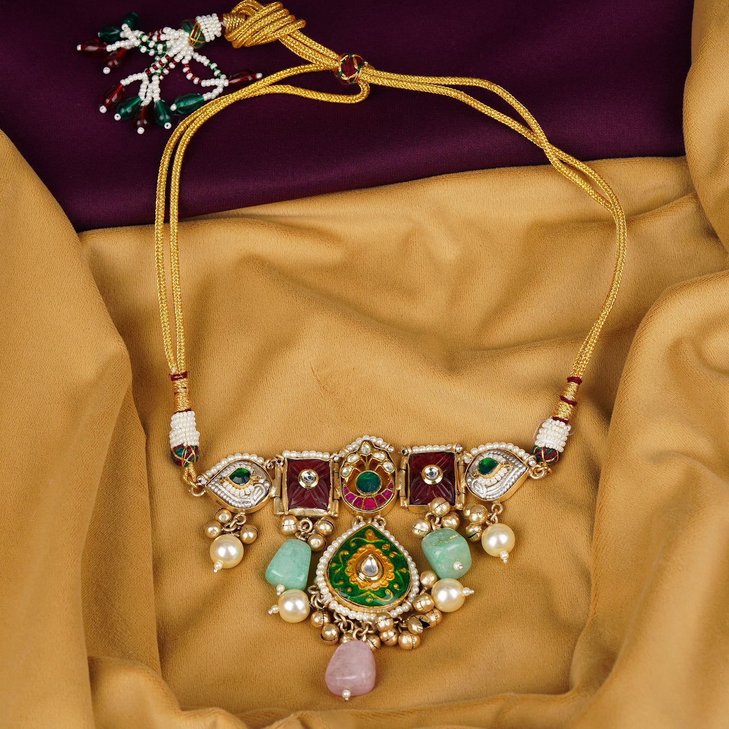 Heer Mahal Kundan Necklace
