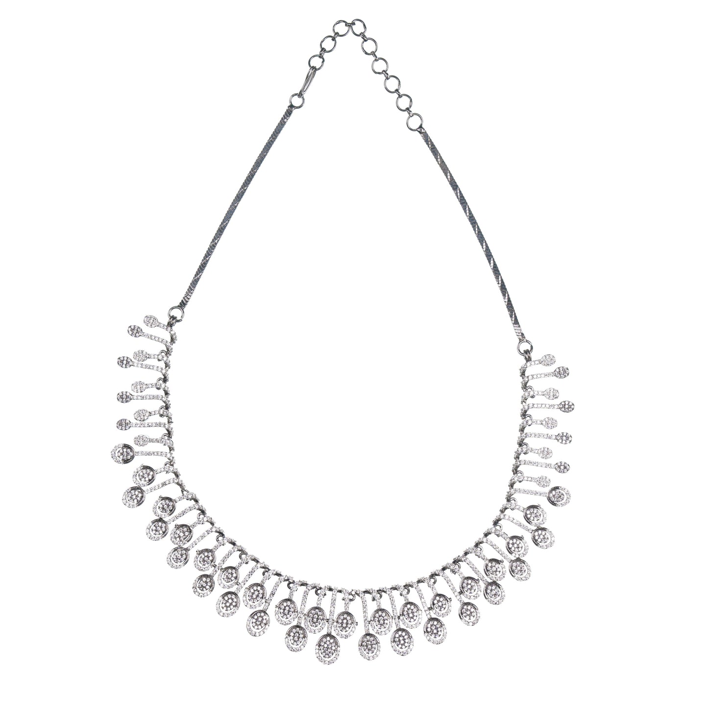 Radiant Cascade Necklace Set