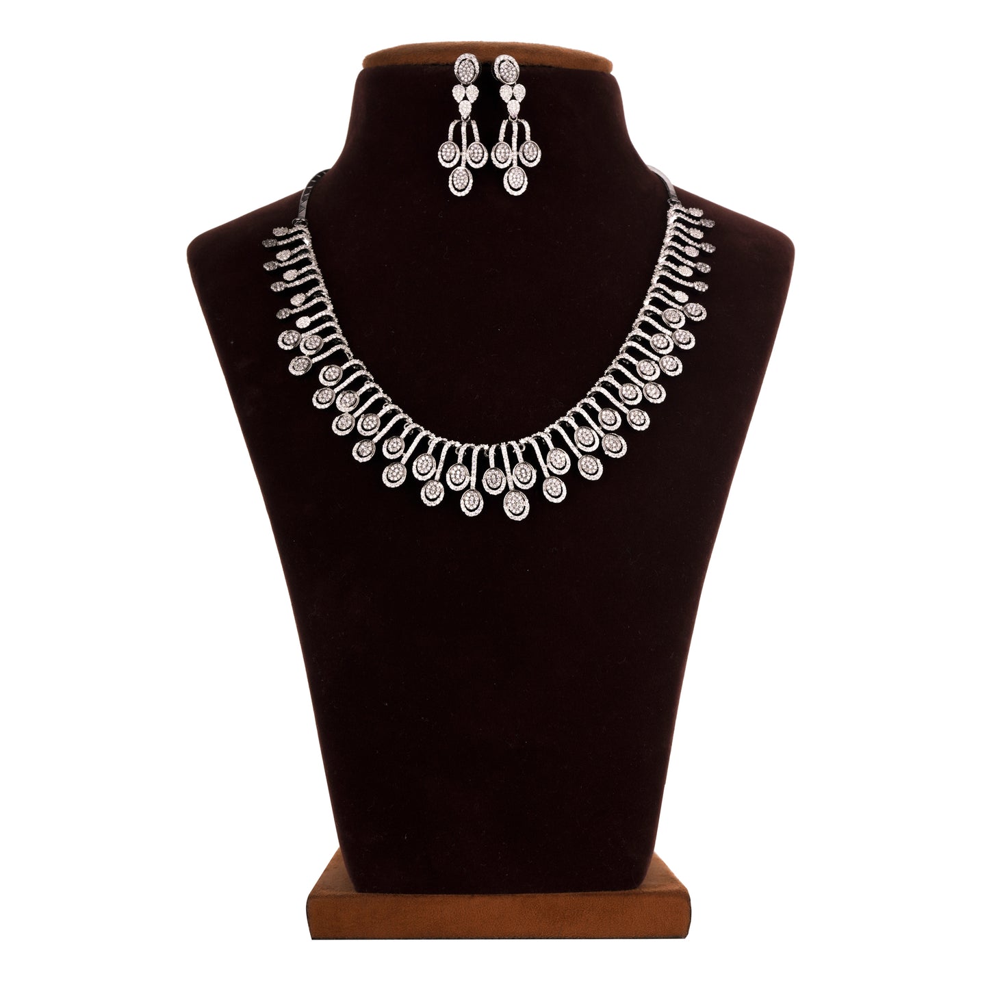 Radiant Cascade Necklace Set
