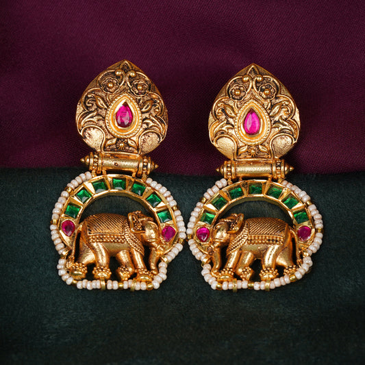 Darbari Jhumka Green