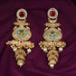 Temple Tale Jhumkas Teardrop Red