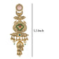 Temple Tale Jhumkas Teardrop Pink Hue