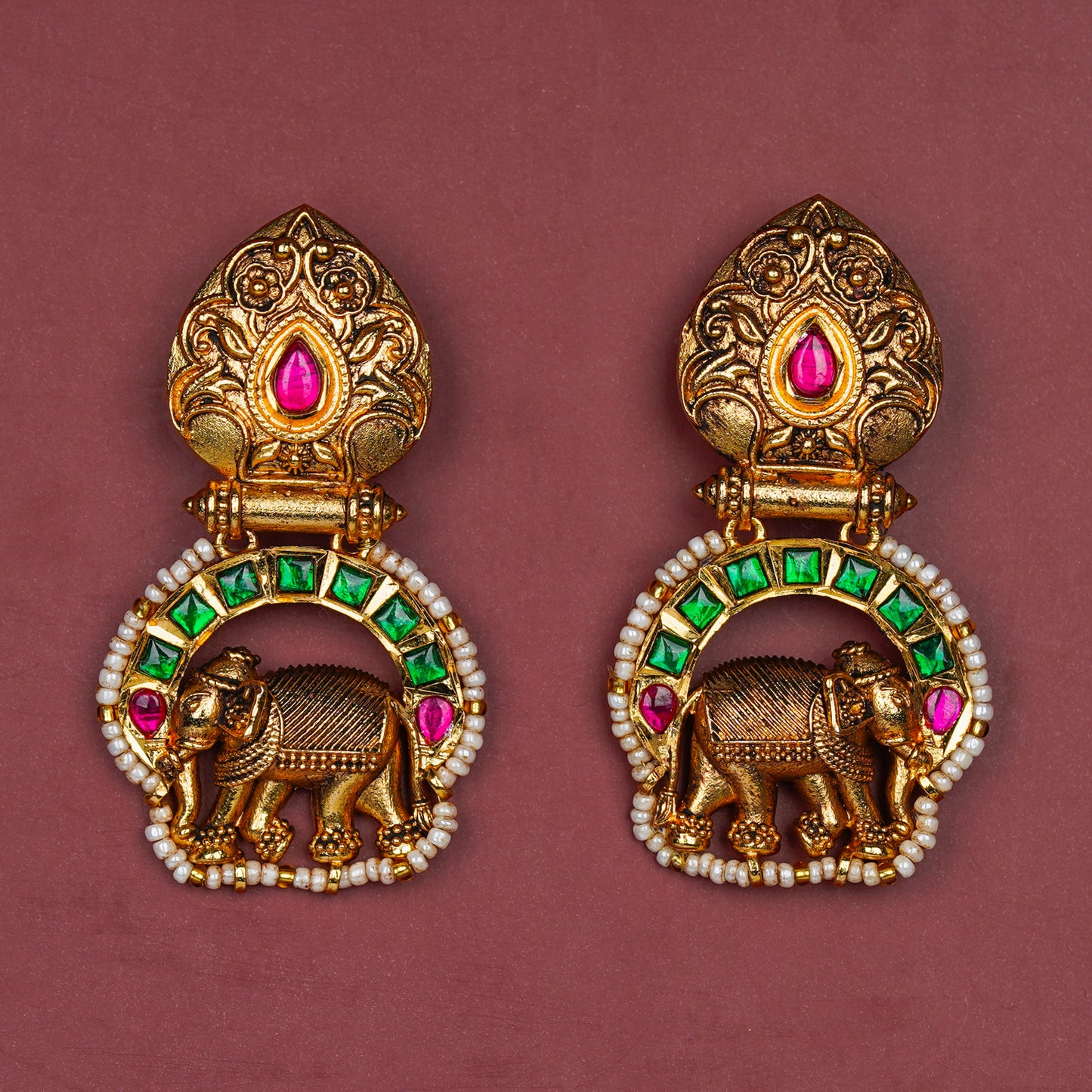 Darbari Jhumka Green