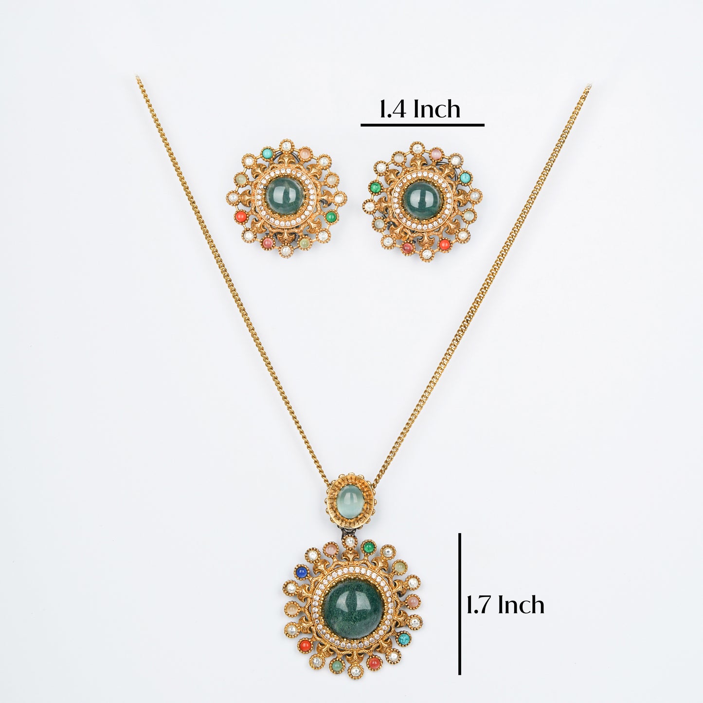 Navratna Radiance Set Green
