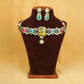 Navrangi Raas Choker Set Yellow