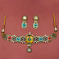 Navrangi Raas Choker Set Yellow