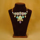 Heer Mahal Kundan Necklace Lime