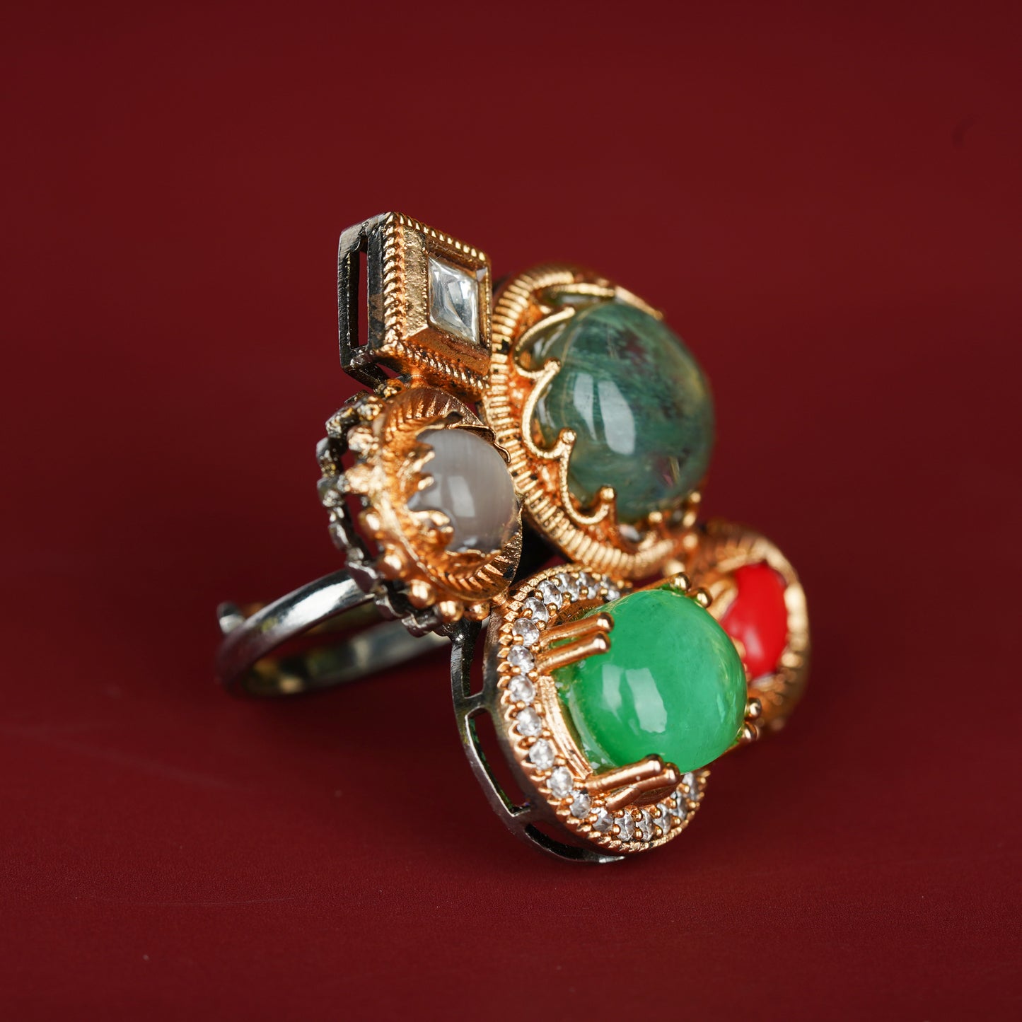 Regalia Bloom Cocktail Ring 3