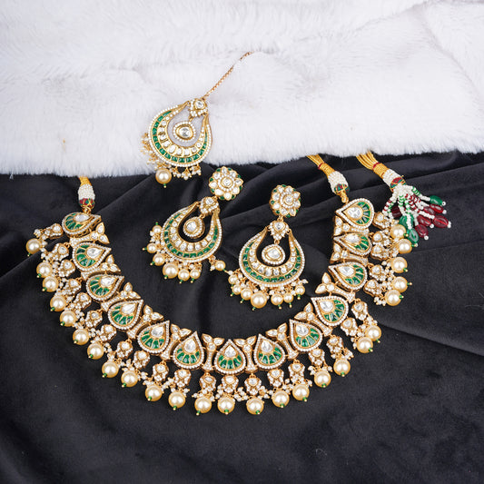 Emerald Mayura Charm Set.