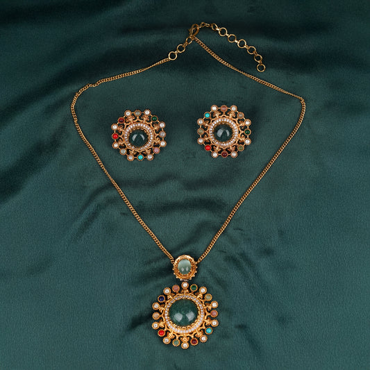 Navratna Radiance Set Green