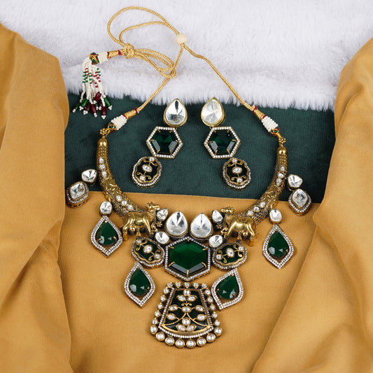 Rajsi Veerangana Necklace Set
