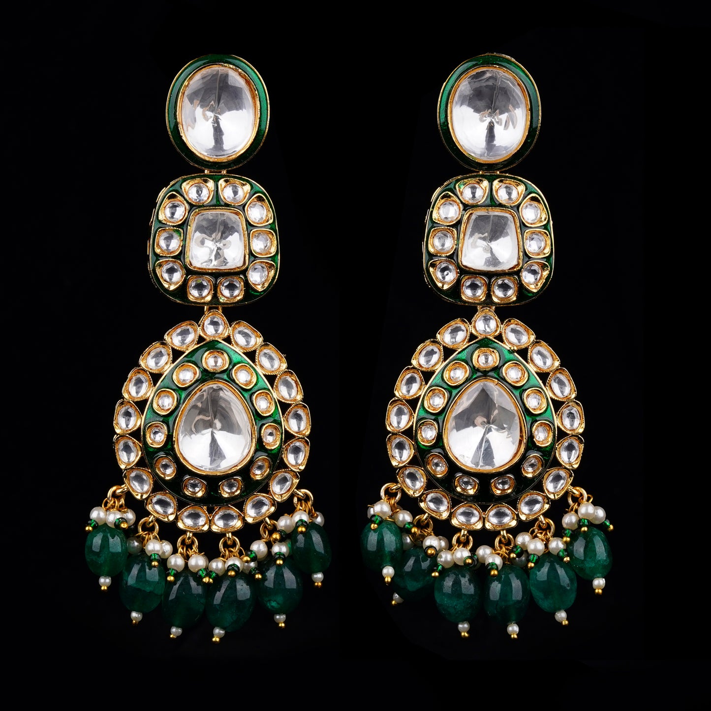 Roshni Jhumka Green