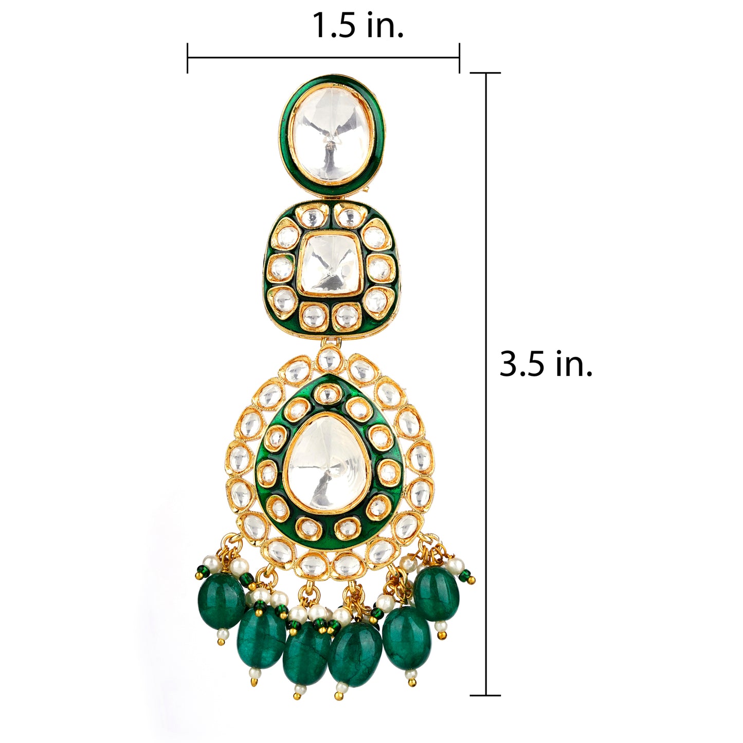 Roshni Jhumka Green