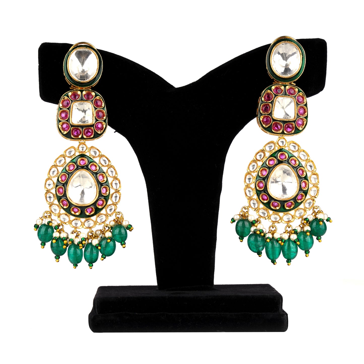 Roshni Jhumka Red