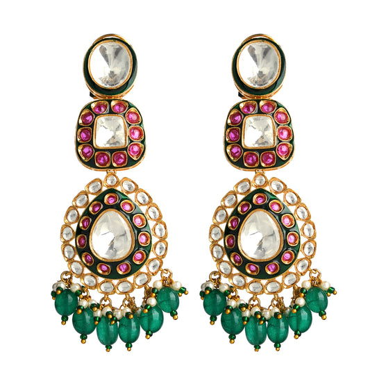 Roshni Jhumka Red