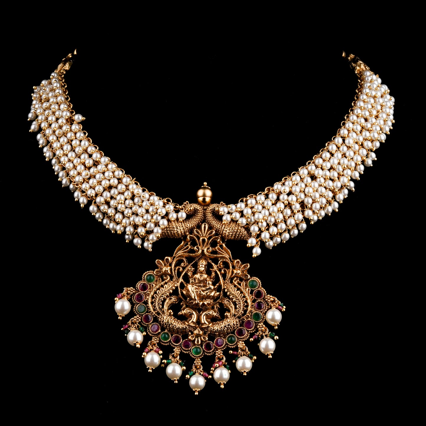 Shakti Ratnahaar with Beads Multicolor