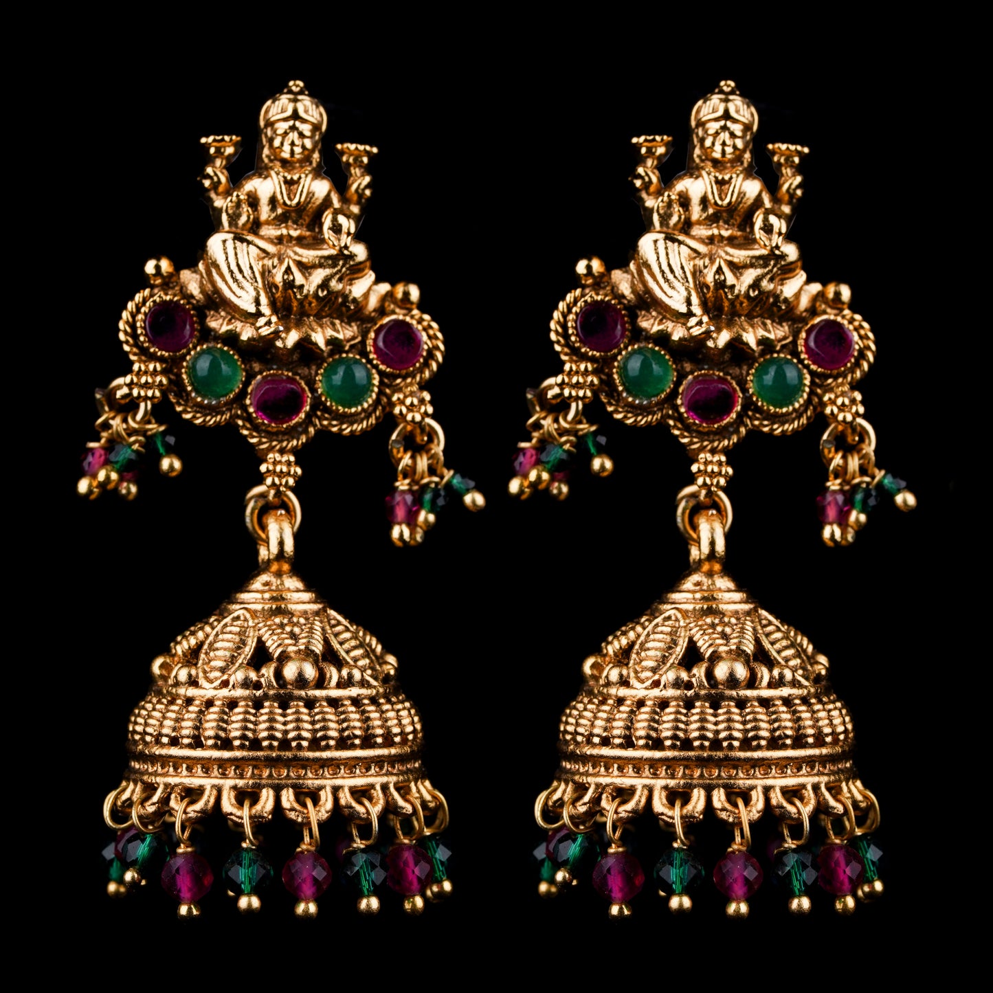 Shakti Ratnahaar with Beads Multicolor