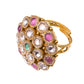 Regal Bloom Kundan Ring