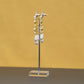 Pearl Cascade Statement Earrings Gold