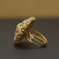 Regal Bloom Kundan Ring