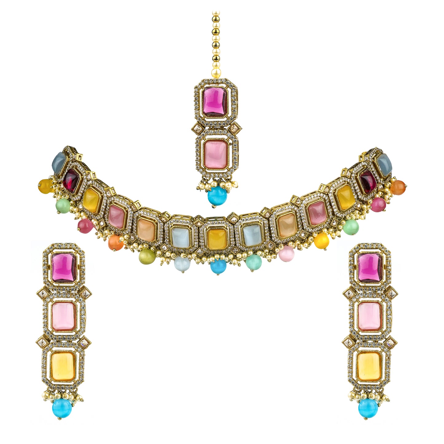 Aliya Choker Multicolor