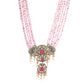 Shanada Pink Kundan Set