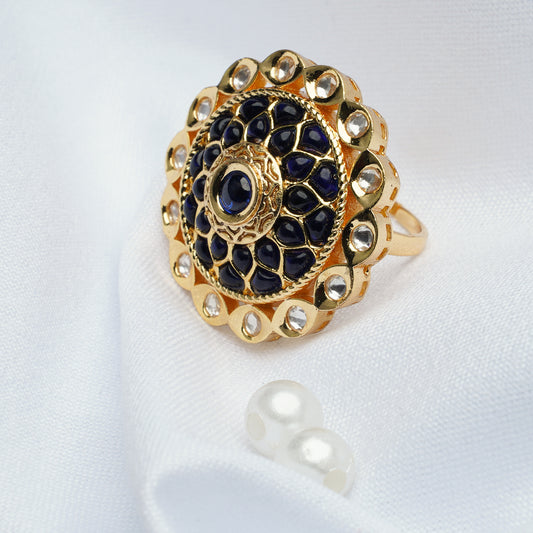 Gauri - Royal Blue - AashiDesigns