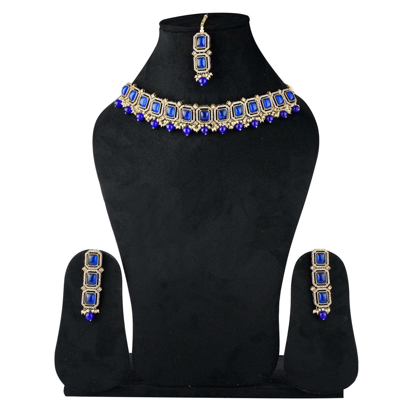 Aliya Choker Blue