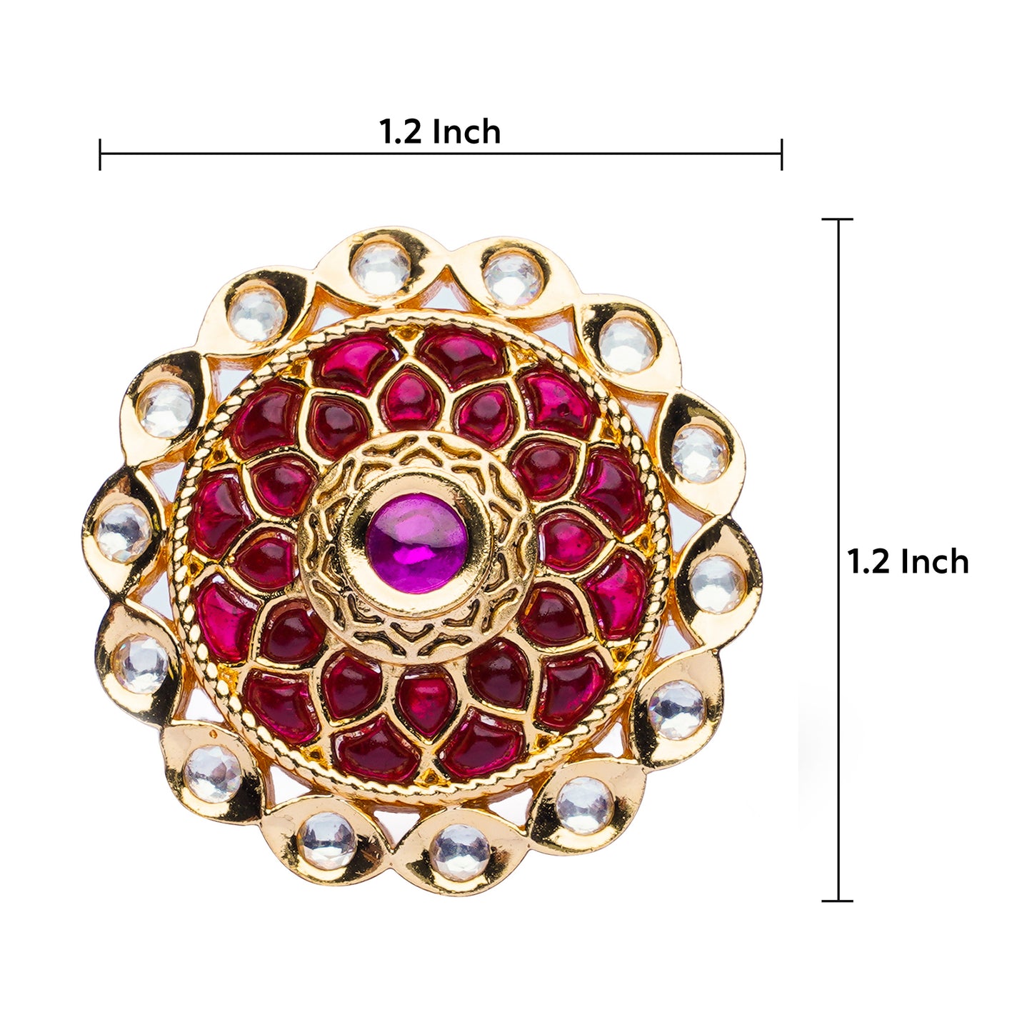 Kundan Finger Ring